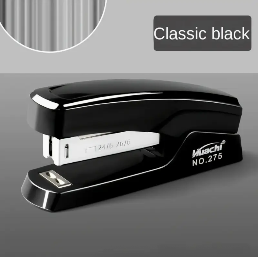 Black classic desktop stapler, labeled No. 275