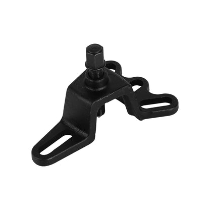 Black hub puller adapter with hex cap screw and side support bracket
