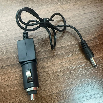 Rechargeable search light charging cable with adapter and DC barrel plug