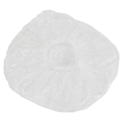 Disposable transparent shower cap, single dome-shaped cap