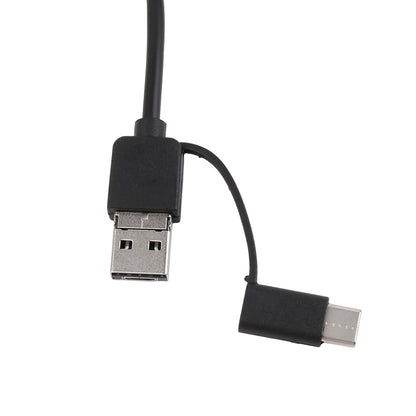 Endoscope inspection camera USB cable with micro and USB-A connectors