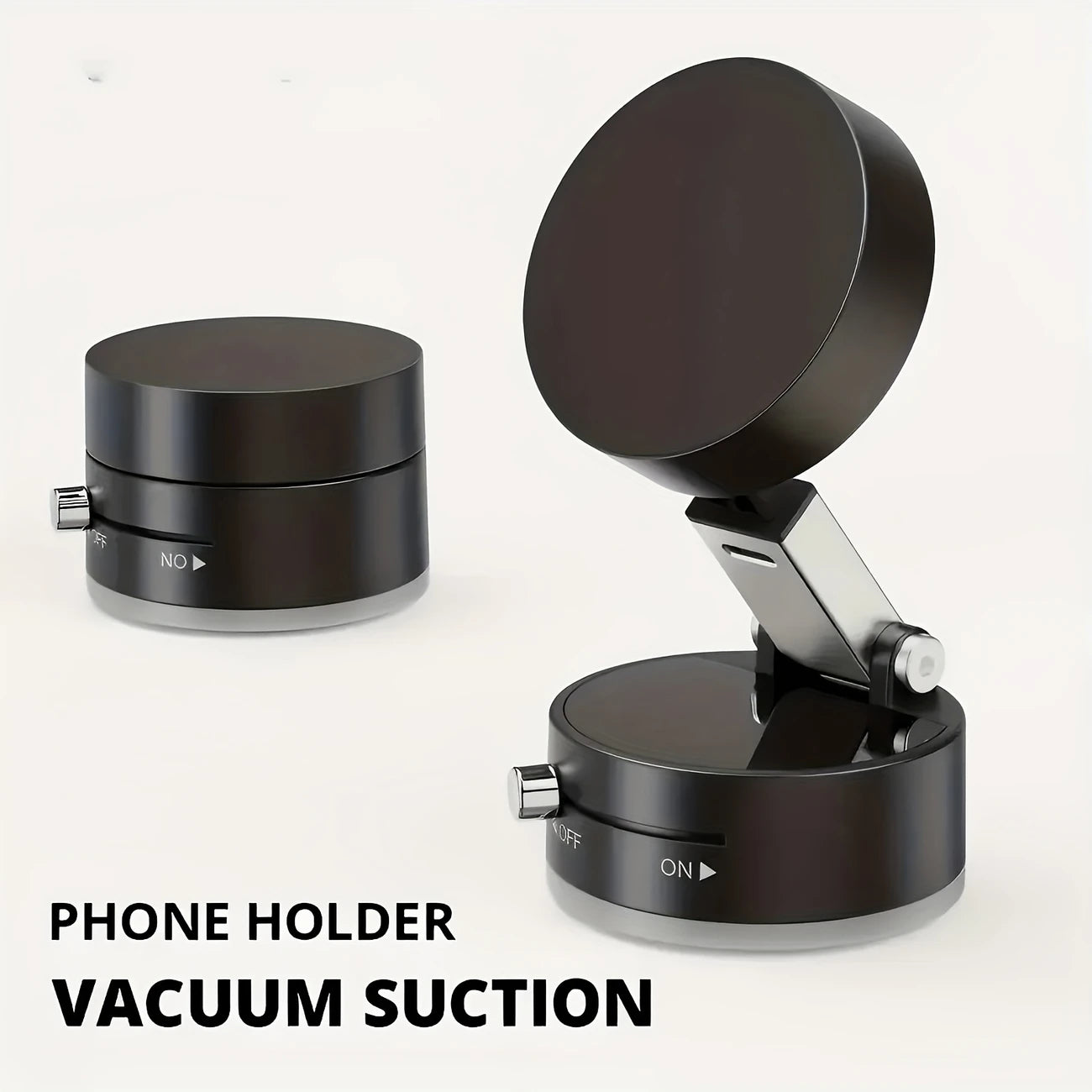Ultra-Grip Magnetic Vacuum Car Phone Mount | 360° Rotation