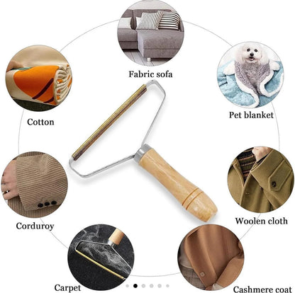 Aniuge 2-Pack Manual Lint Remover & Carpet Scraper
