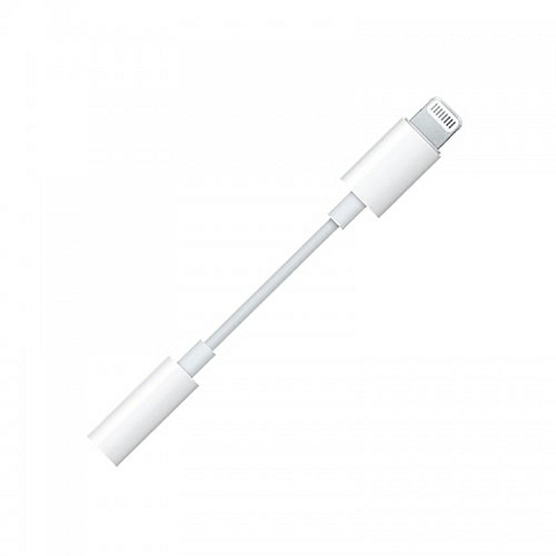 Lightning 8-pin to 3.5mm female audio adapter, angled connector cable