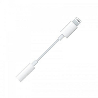 Lightning 8-pin to 3.5mm female audio adapter, angled connector cable