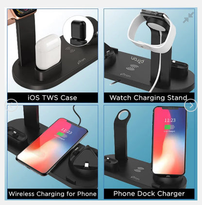 3-in-1 Fast Charging Dock Station for iPhone, Android & Smartwatch
