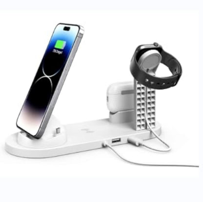 3-in-1 Fast Charging Dock Station for iPhone, Android & Smartwatch