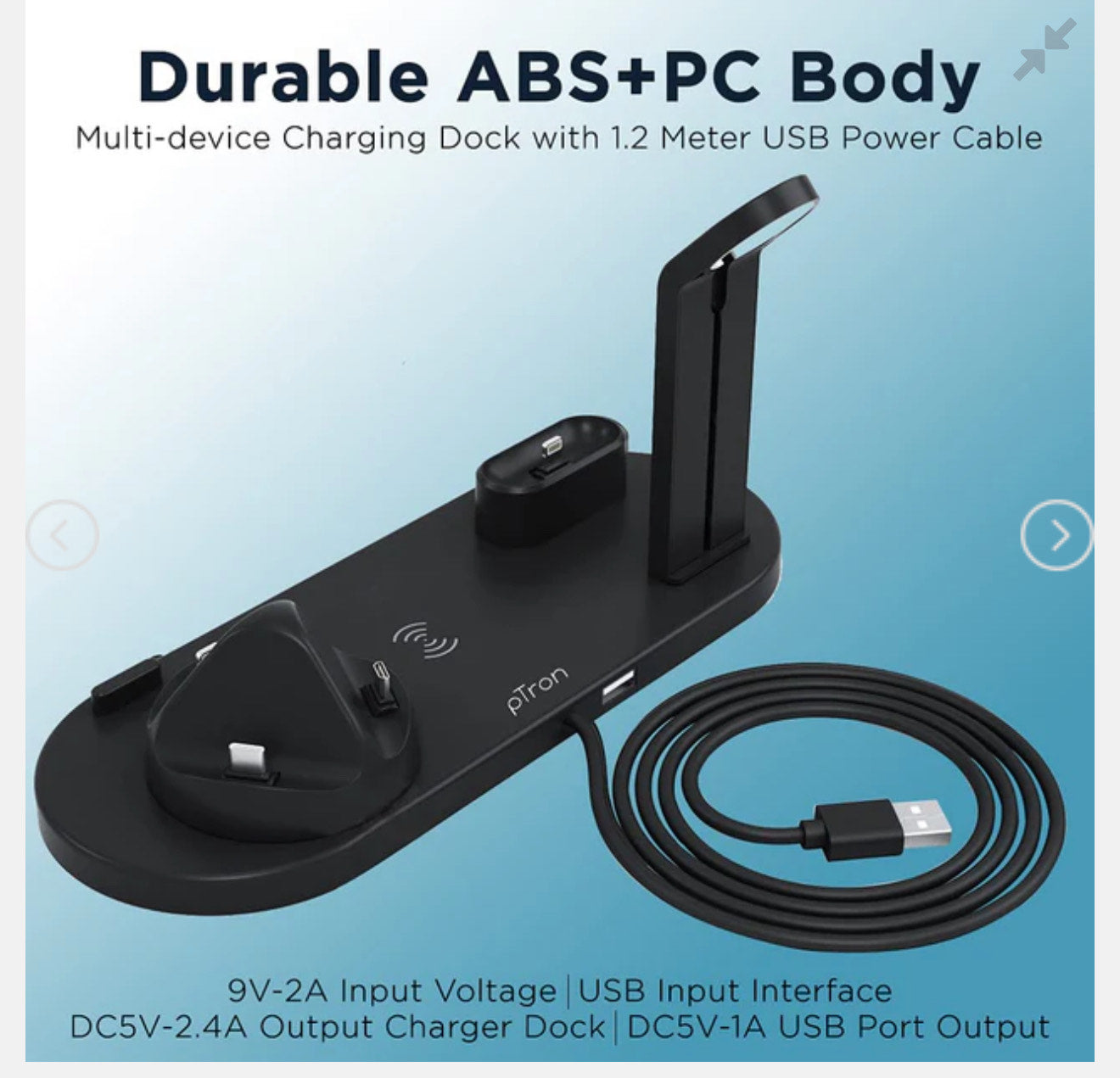 3-in-1 Fast Charging Dock Station for iPhone, Android & Smartwatch