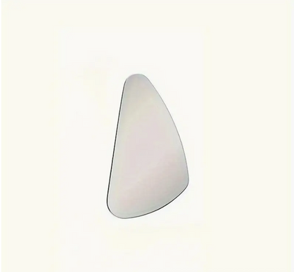 Stainless steel gua sha facial massager with triangular contour face head