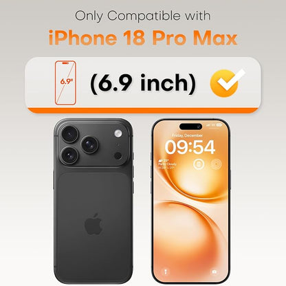 Clear tempered glass screen protector fitted on a larger phone display with rounded edges