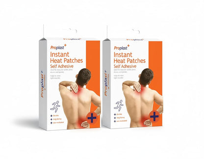Alpha7 self-adhesive instant heat patch 2-pack boxes